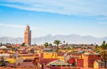 Blick auf Marrakesch