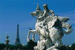 Statue in den Tuilerien in Paris