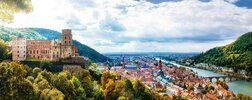 Panoramablick auf das wunderschöne Heidelberg
