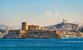 Blick auf Marseille mit Chateau d'If