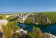 Brücke im Nationalpark Krka über den gleichnamigen Fluss