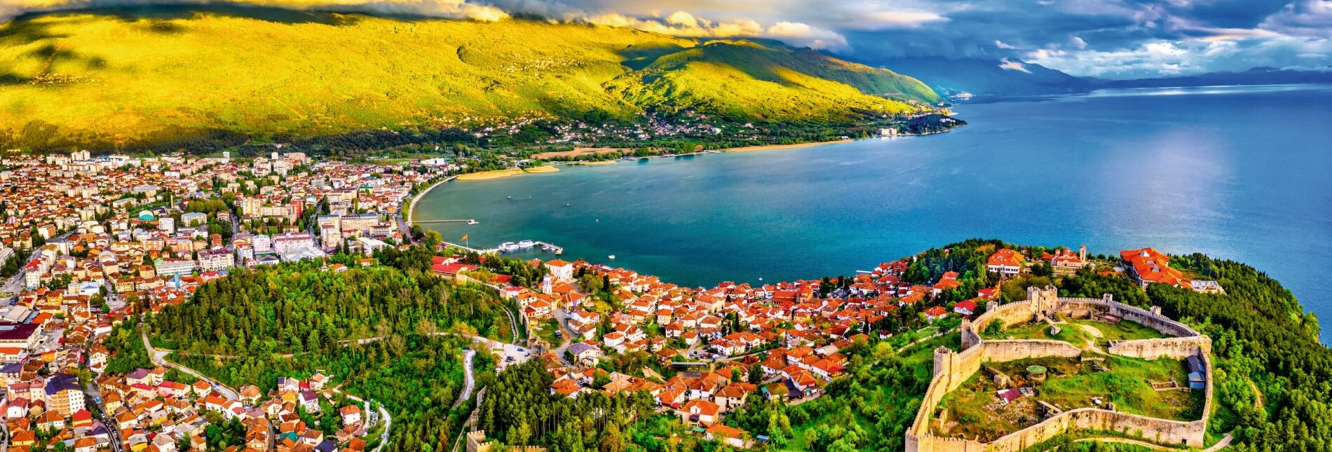 Blick auf Ohrid