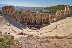 Amphitheater unter der Akropolis in Athen