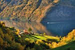 Herbst am Aurlandsfjord