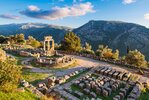 Tempel Athena Pronaia in Delphi